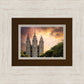 Salt Lake Temple Through the Clouds