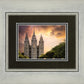 Salt Lake Temple Through the Clouds