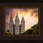 Salt Lake Temple Through the Clouds