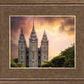 Salt Lake Temple Through the Clouds