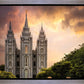 Salt Lake Temple Through the Clouds