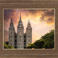 Salt Lake Temple Through the Clouds