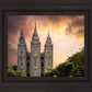 Salt Lake Temple Through the Clouds