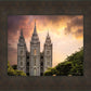 Salt Lake Temple Through the Clouds