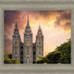 Salt Lake Temple Through the Clouds