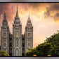 Salt Lake Temple Through the Clouds