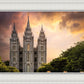 Salt Lake Temple Through the Clouds