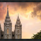 Salt Lake Temple Through the Clouds