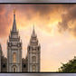 Salt Lake Temple Through the Clouds