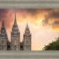 Salt Lake Temple Through the Clouds