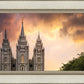 Salt Lake Temple Through the Clouds