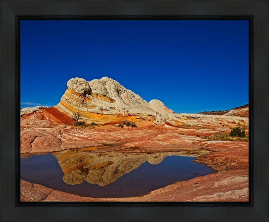 White Pocket Reflection Gallery Wrap
