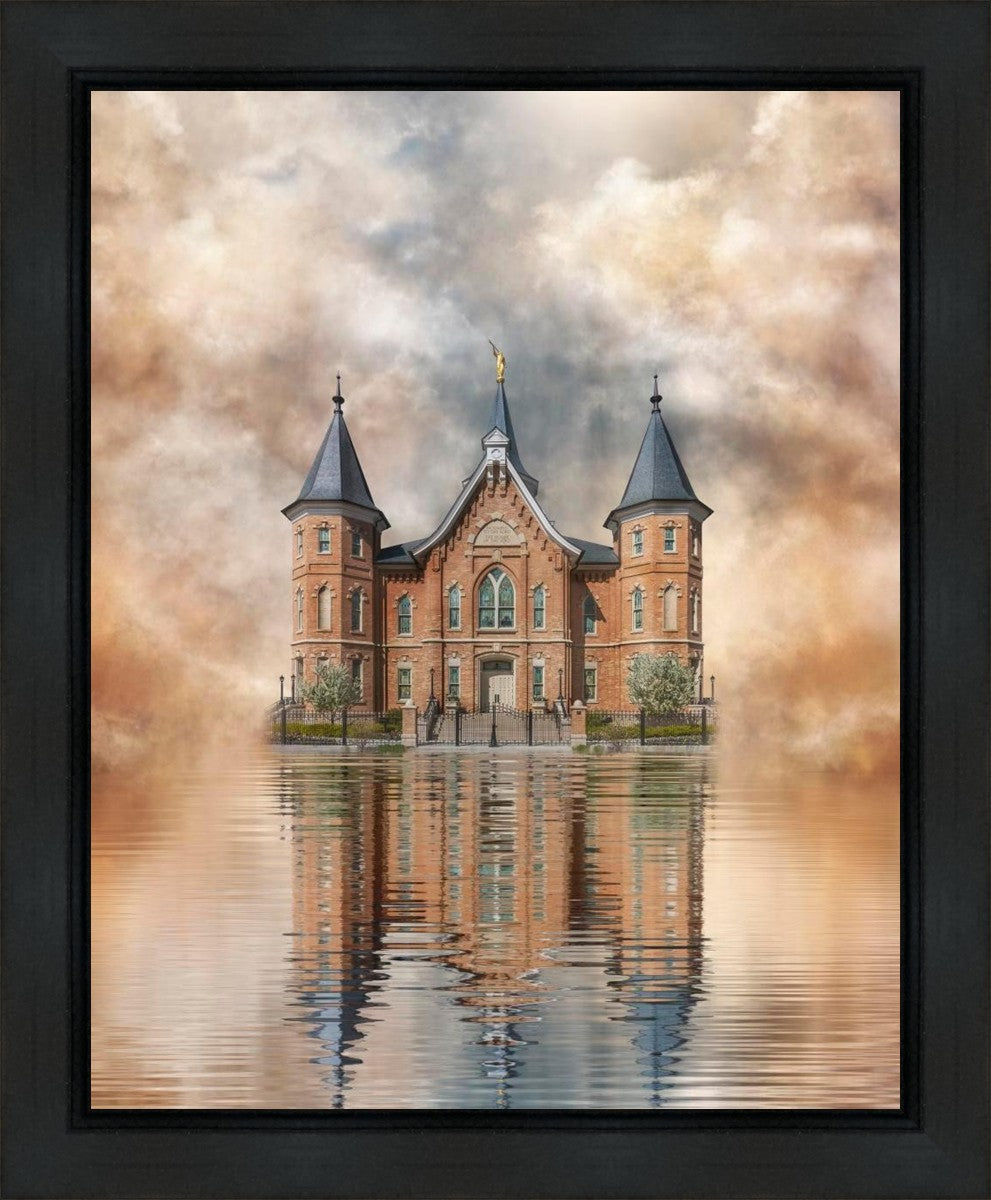 Millennial Reflection Provo City Center Temple Gallery Wrap