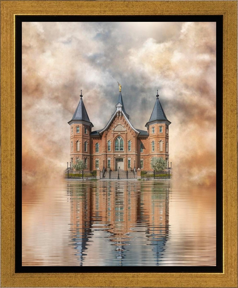 Millennial Reflection Provo City Center Temple Gallery Wrap