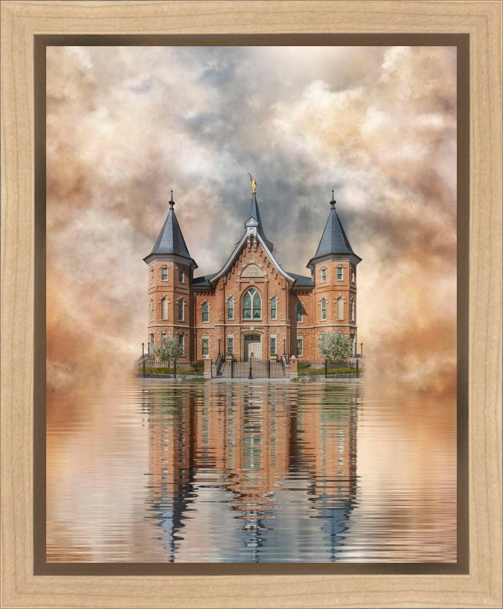 Millennial Reflection Provo City Center Temple Gallery Wrap
