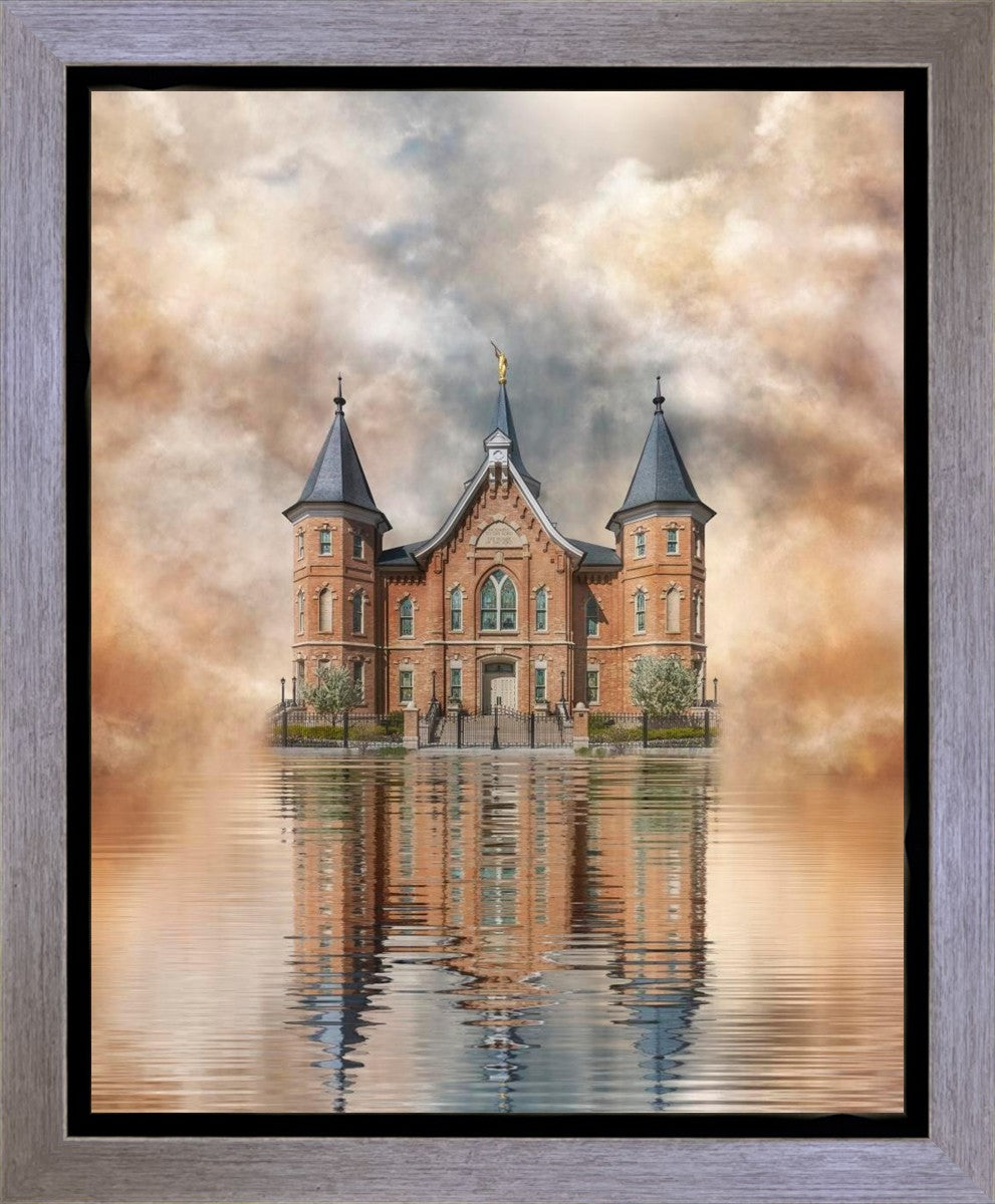 Millennial Reflection Provo City Center Temple Gallery Wrap