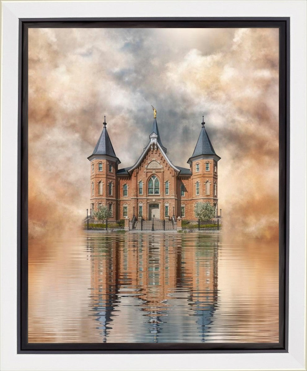 Millennial Reflection Provo City Center Temple Gallery Wrap