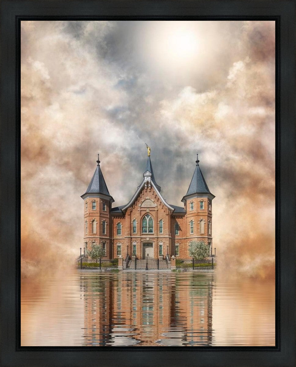 Millennial Reflection Provo City Center Temple Gallery Wrap