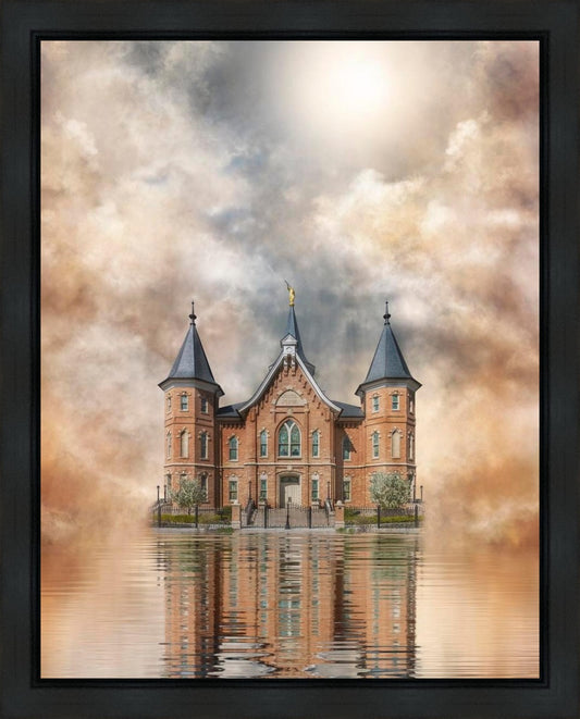 Millennial Reflection Provo City Center Temple Gallery Wrap