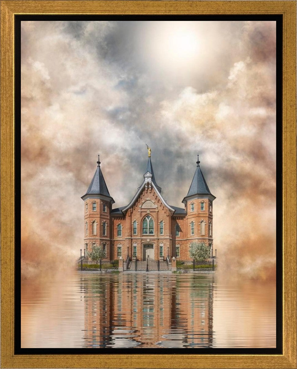 Millennial Reflection Provo City Center Temple Gallery Wrap