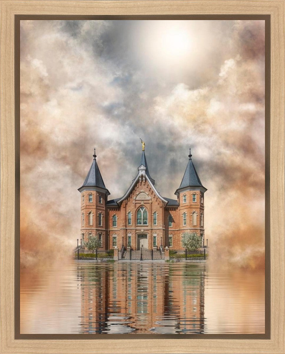 Millennial Reflection Provo City Center Temple Gallery Wrap