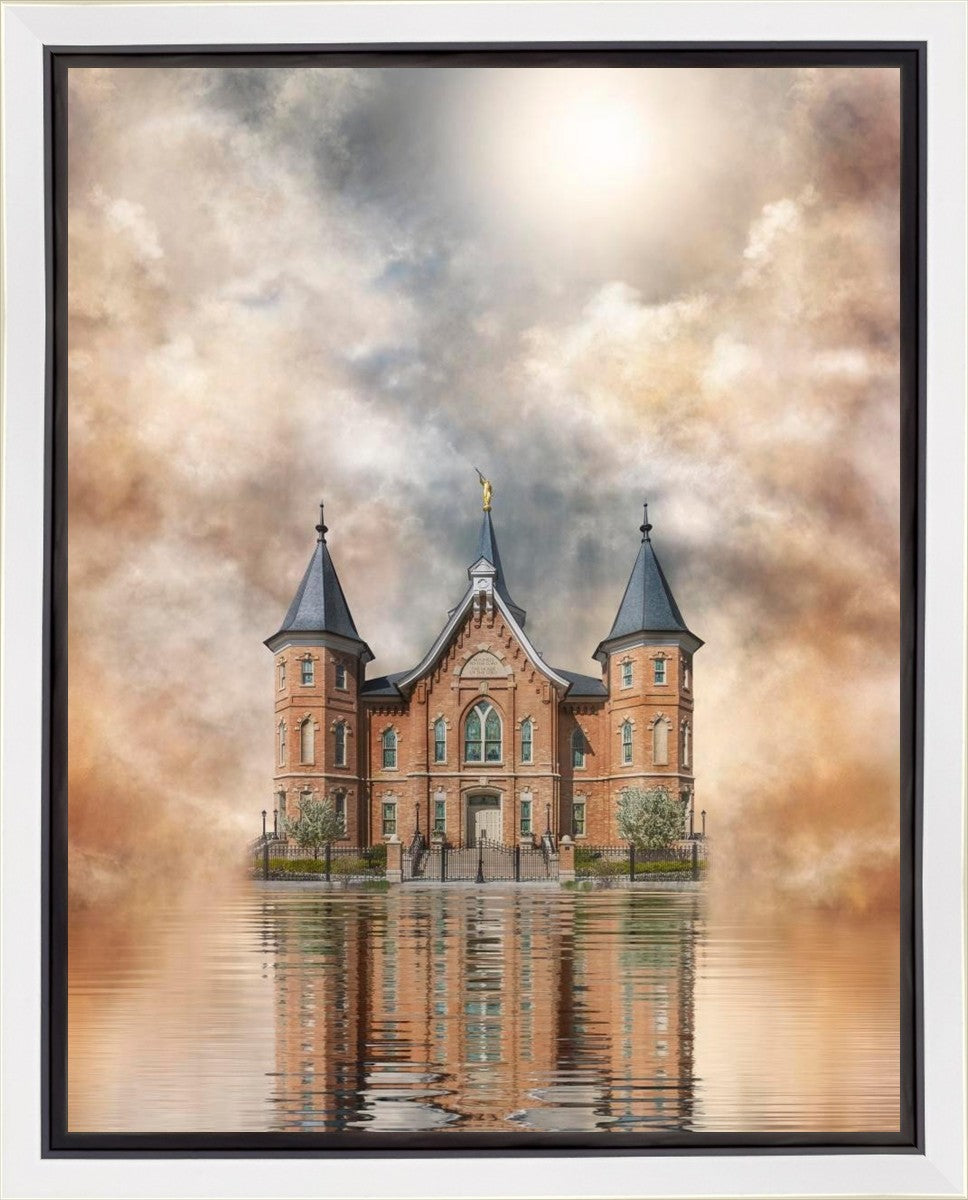 Millennial Reflection Provo City Center Temple Gallery Wrap