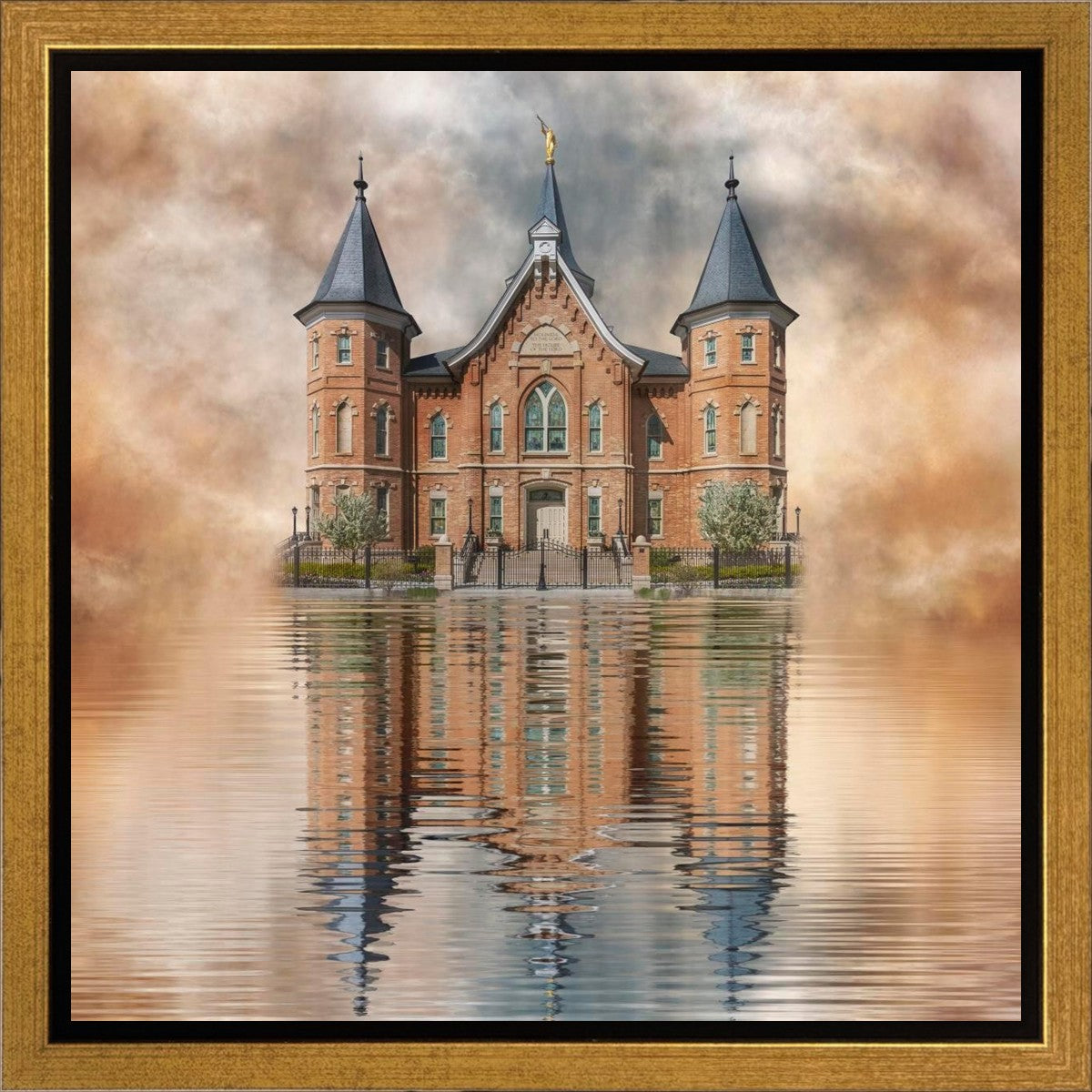 Millennial Reflection Provo City Center Temple Gallery Wrap