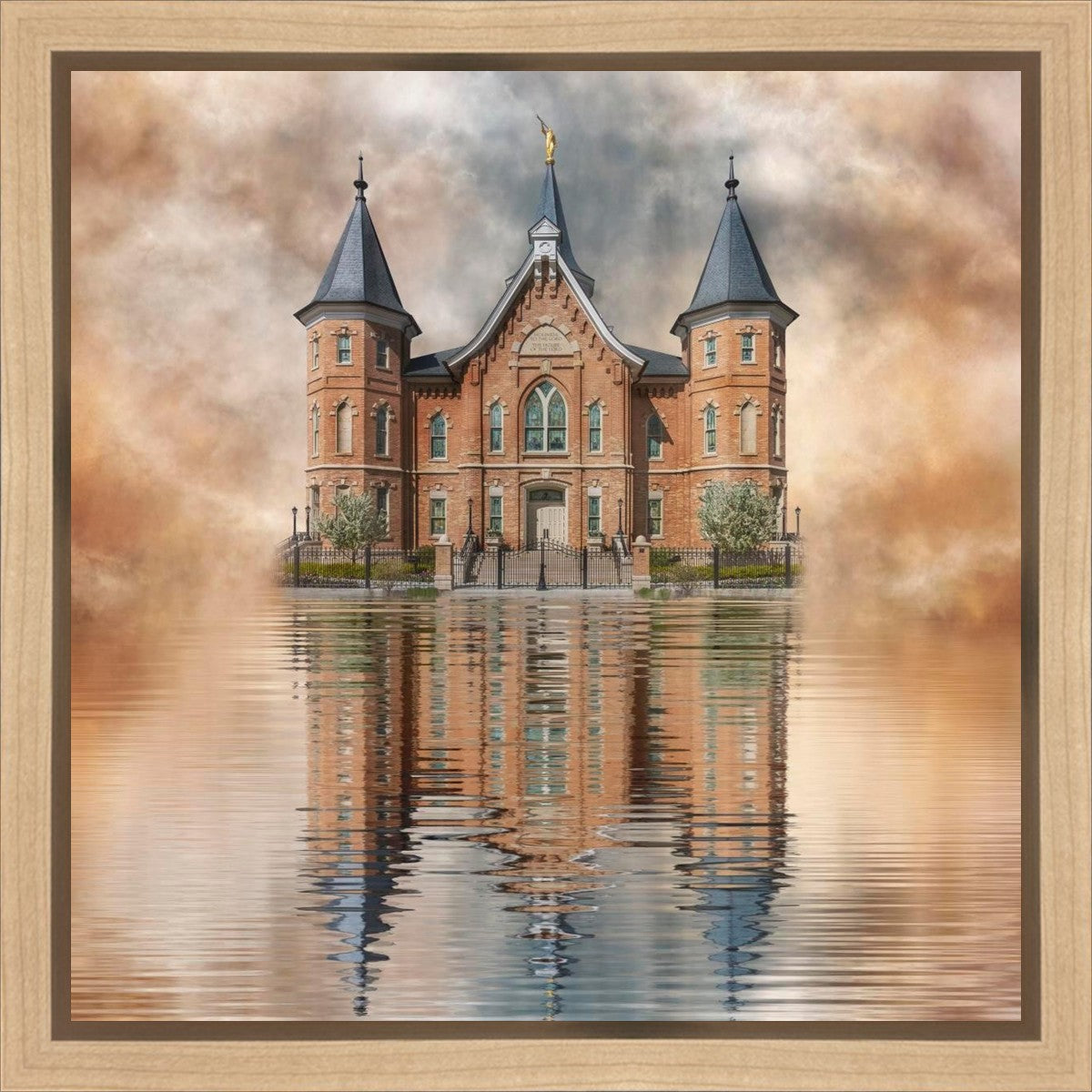 Millennial Reflection Provo City Center Temple Gallery Wrap