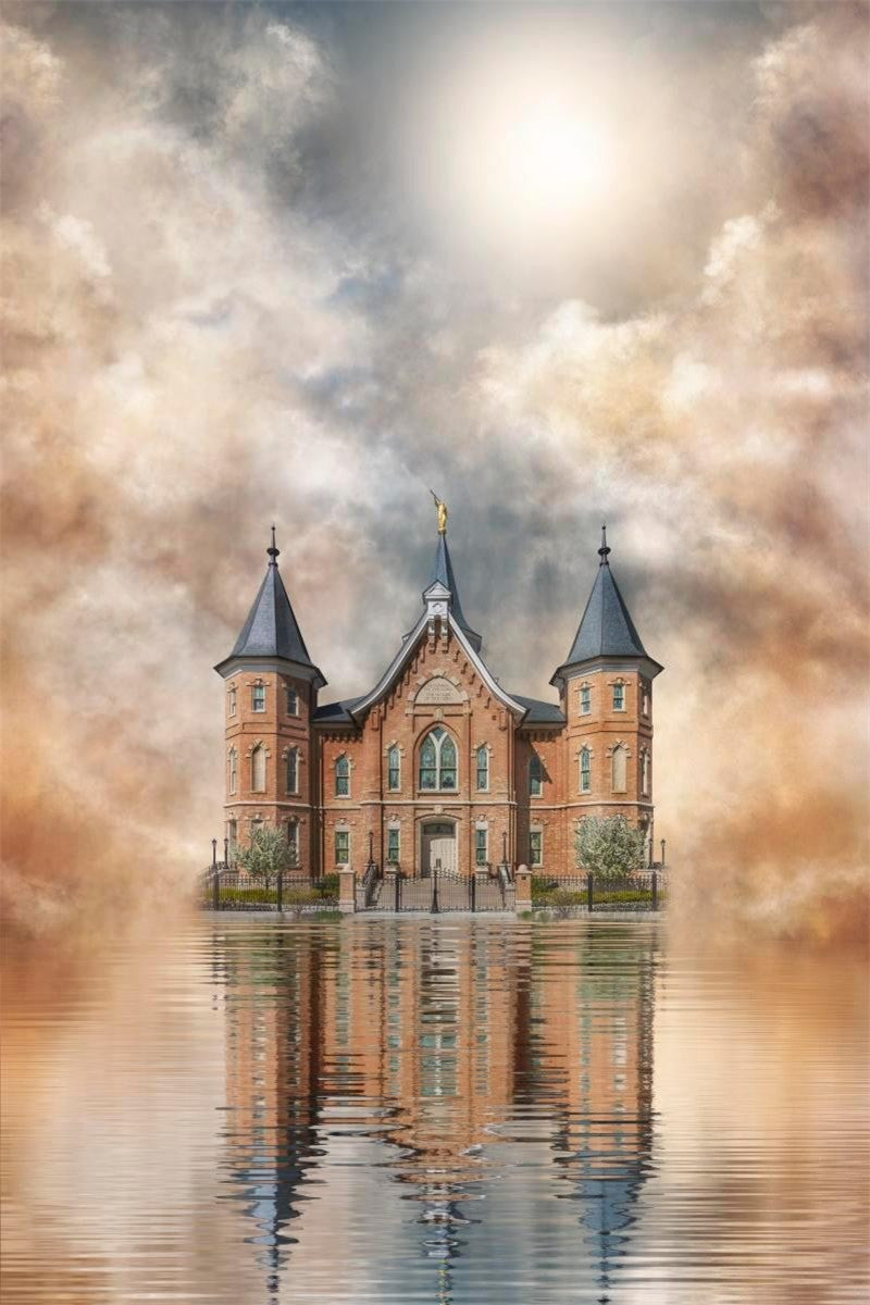 Millennial Reflection Provo City Center Temple Gallery Wrap