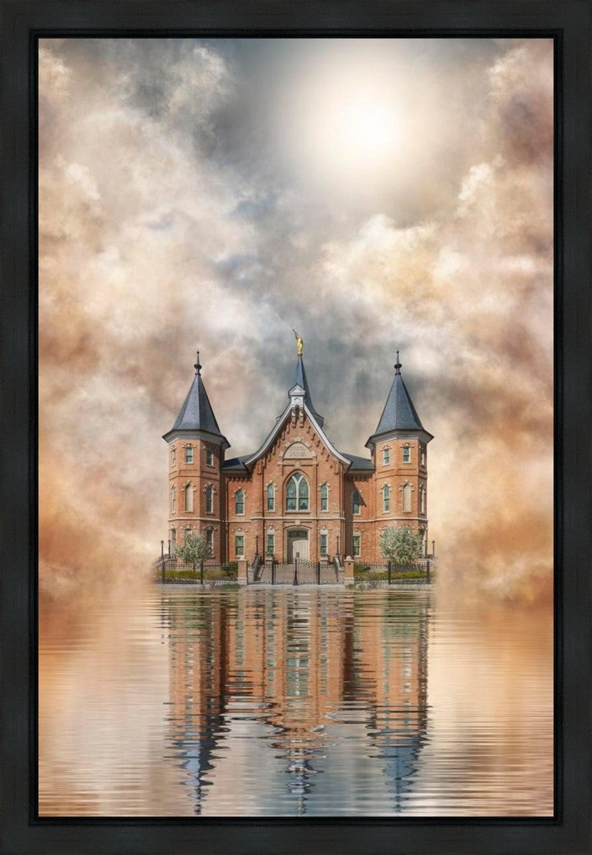 Millennial Reflection Provo City Center Temple Gallery Wrap