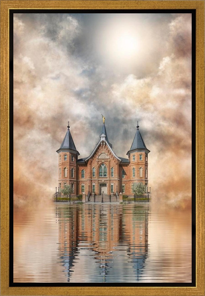 Millennial Reflection Provo City Center Temple Gallery Wrap