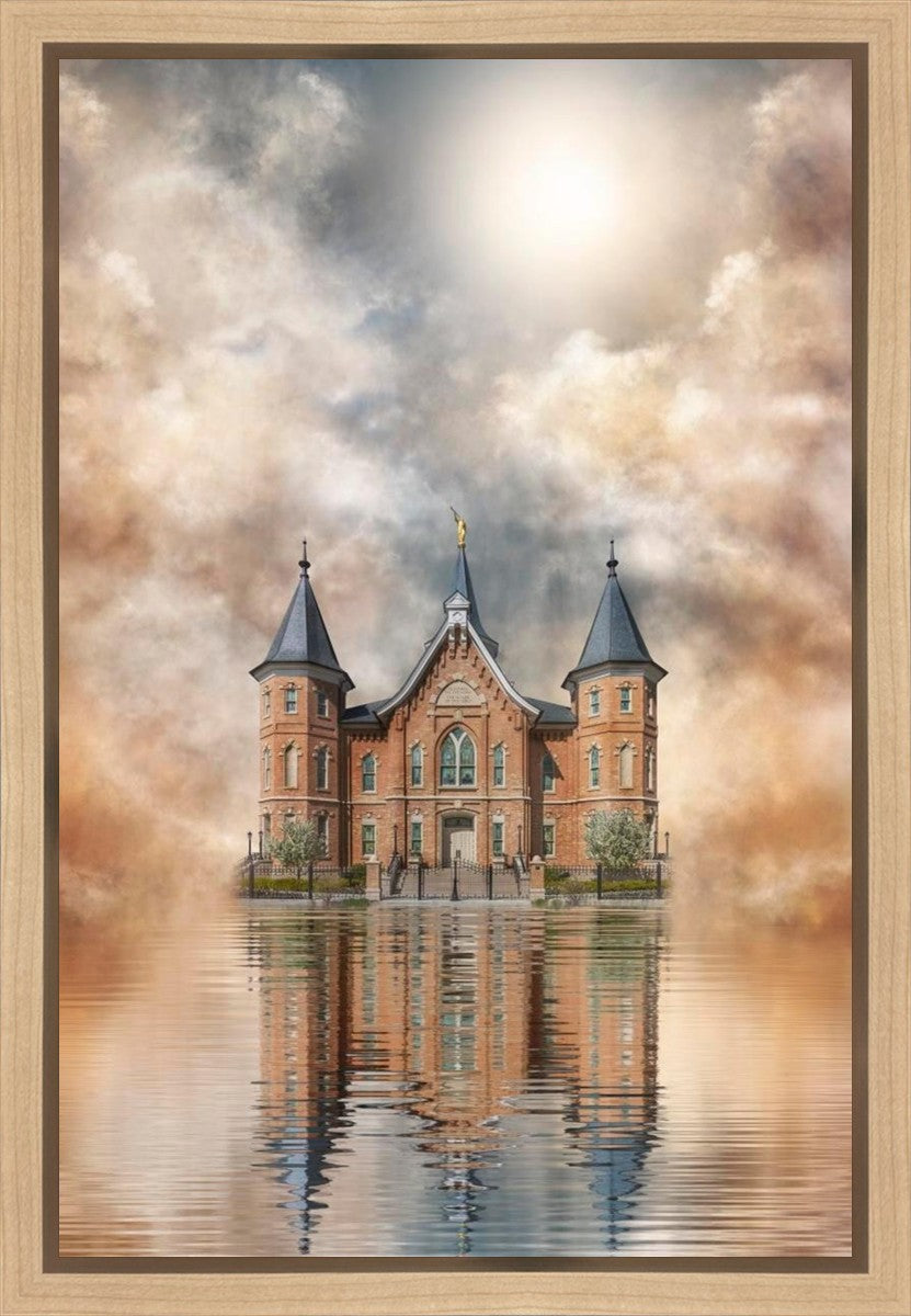 Millennial Reflection Provo City Center Temple Gallery Wrap