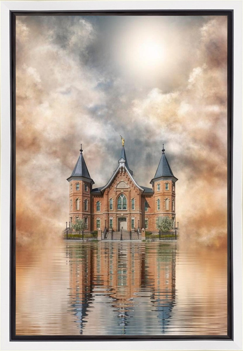 Millennial Reflection Provo City Center Temple Gallery Wrap