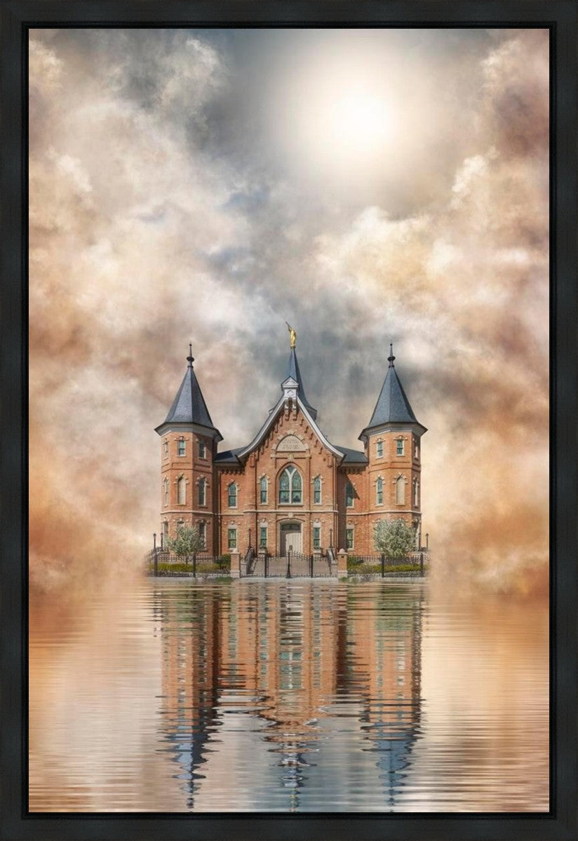 Millennial Reflection Provo City Center Temple Gallery Wrap