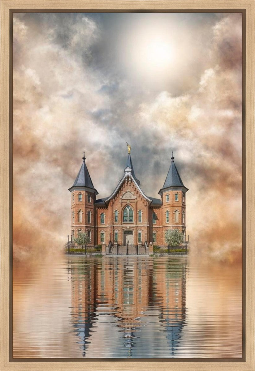 Millennial Reflection Provo City Center Temple Gallery Wrap