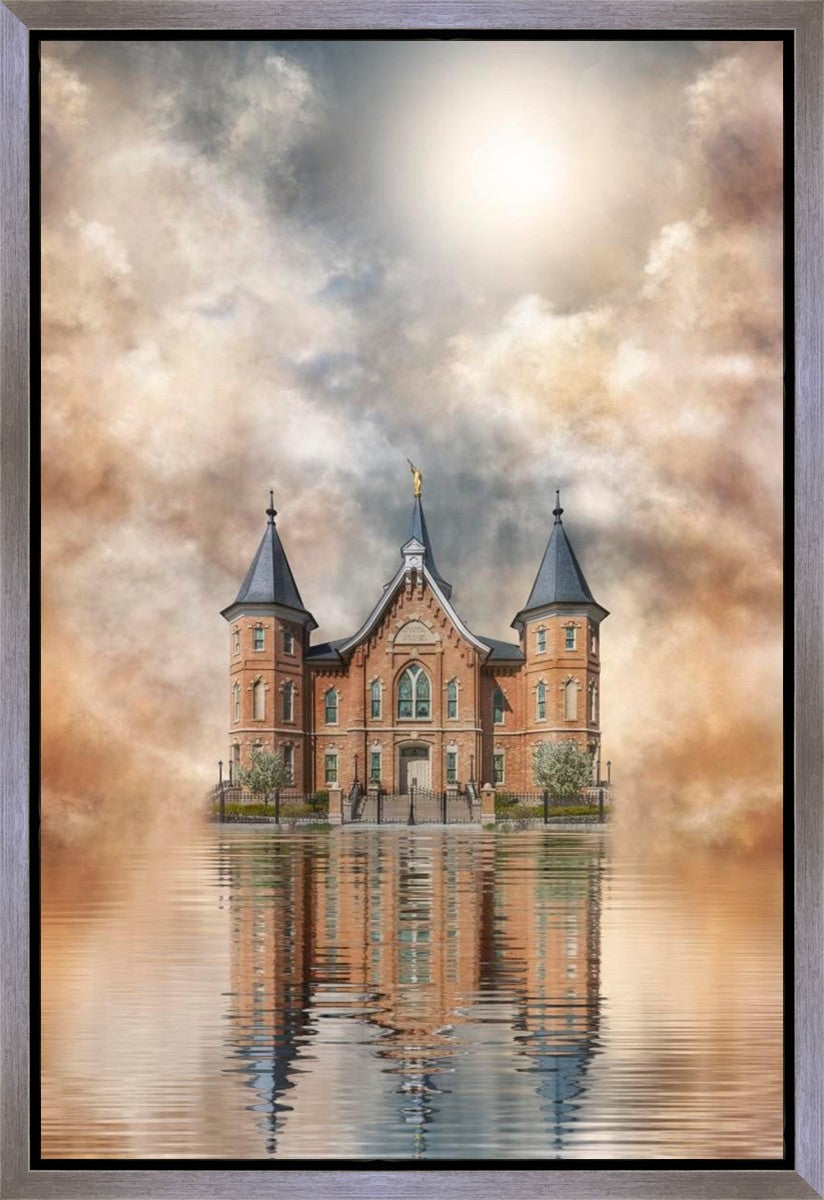 Millennial Reflection Provo City Center Temple Gallery Wrap