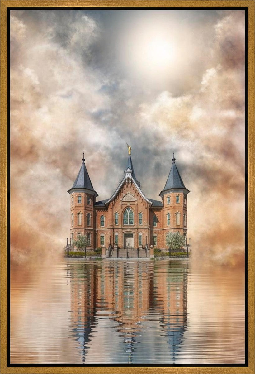 Millennial Reflection Provo City Center Temple Gallery Wrap