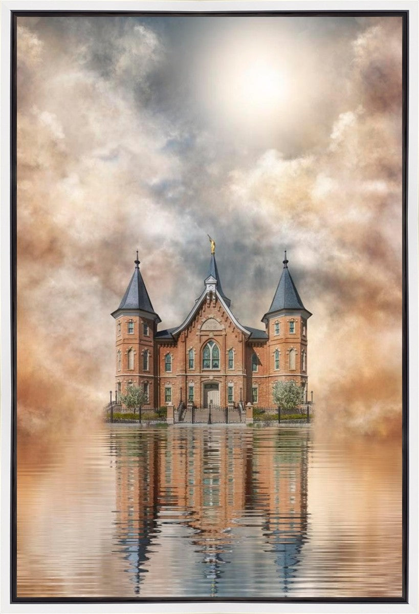 Millennial Reflection Provo City Center Temple Gallery Wrap
