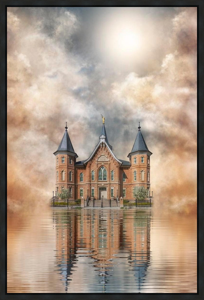 Millennial Reflection Provo City Center Temple Gallery Wrap