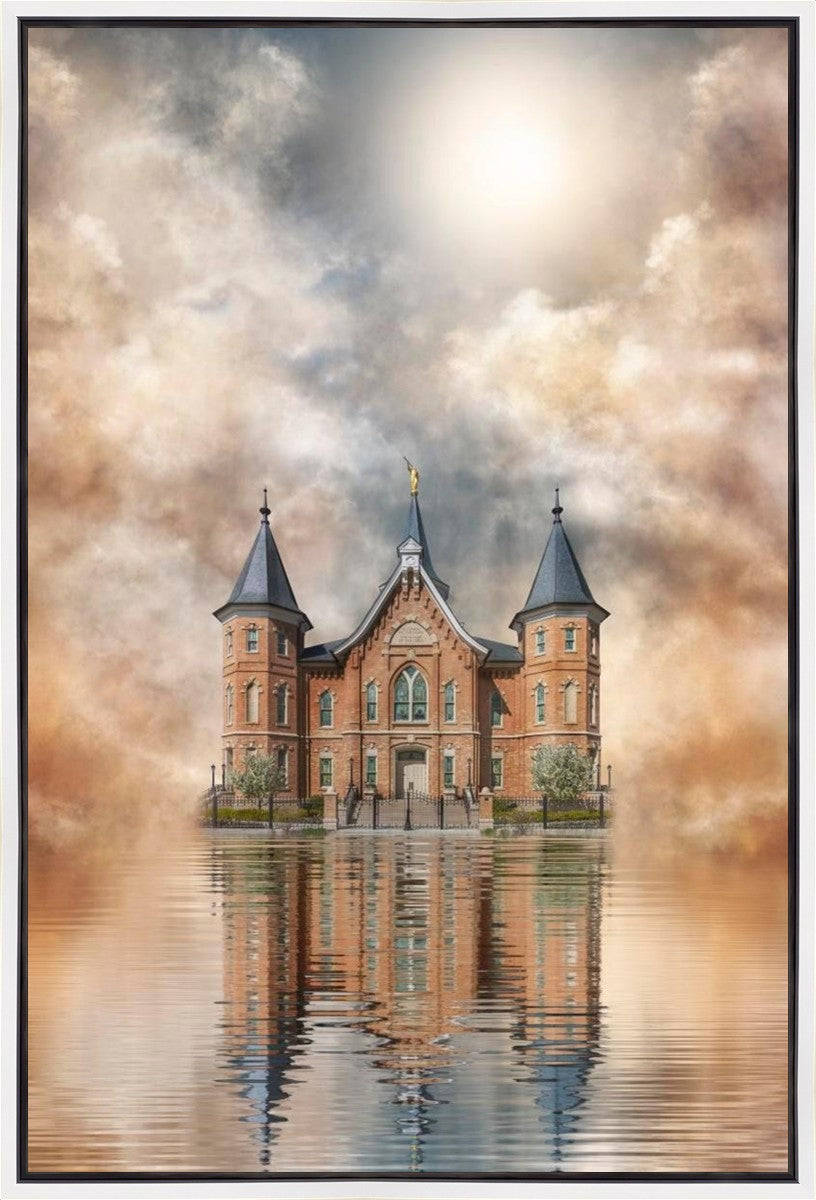 Millennial Reflection Provo City Center Temple Gallery Wrap