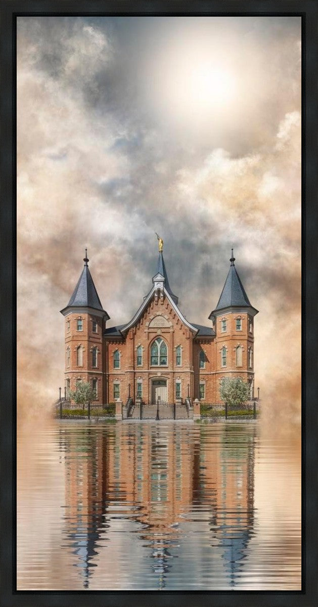 Millennial Reflection Provo City Center Temple Gallery Wrap