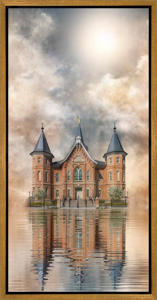 Millennial Reflection Provo City Center Temple Gallery Wrap