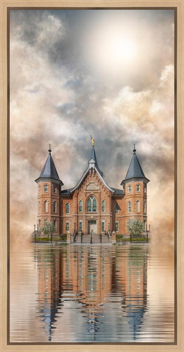 Millennial Reflection Provo City Center Temple Gallery Wrap