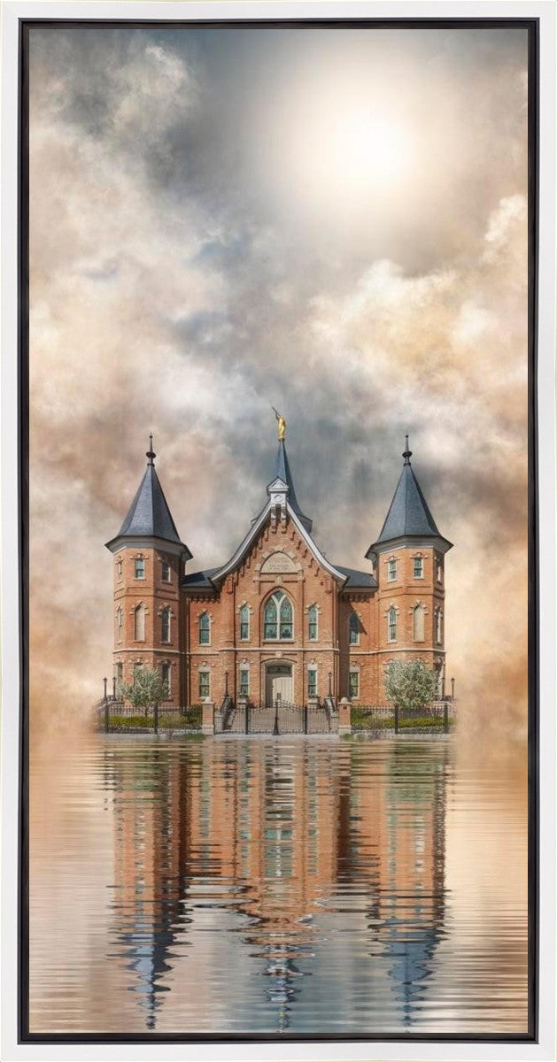 Millennial Reflection Provo City Center Temple Gallery Wrap
