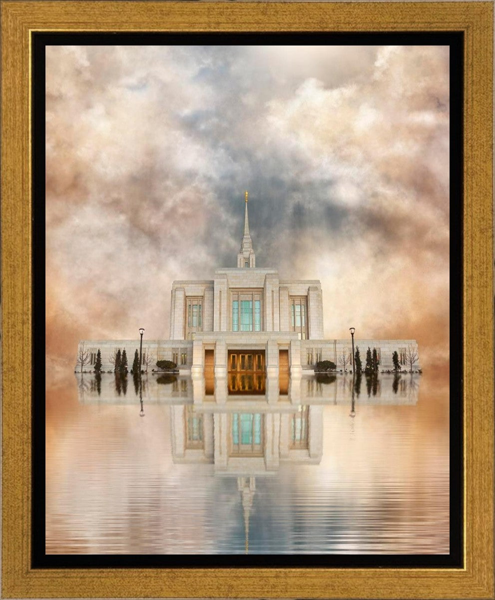 Millennial Reflection Ogden Temple Gallery Wrap