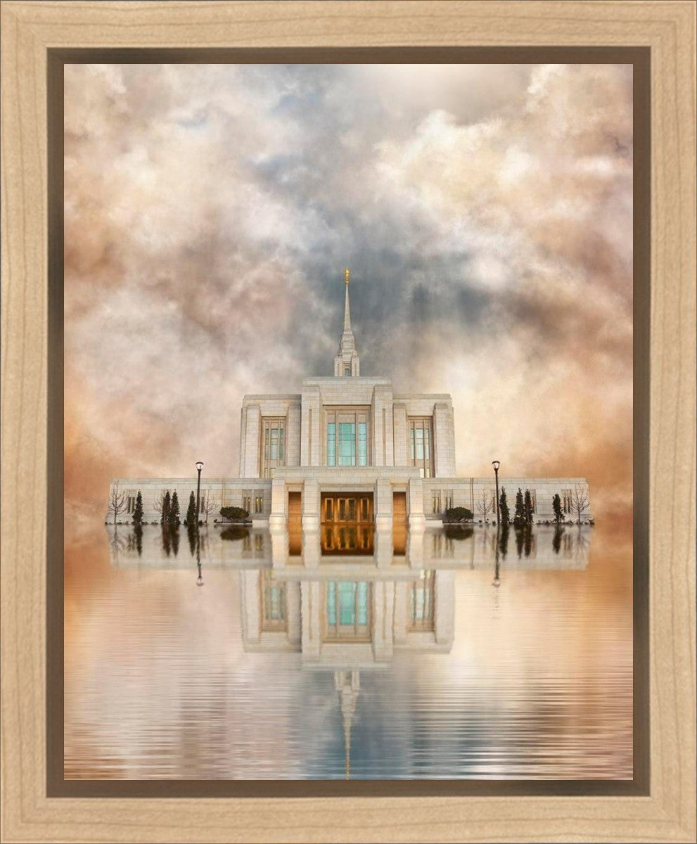Millennial Reflection Ogden Temple Gallery Wrap