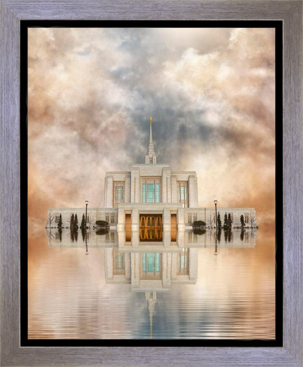 Millennial Reflection Ogden Temple Gallery Wrap
