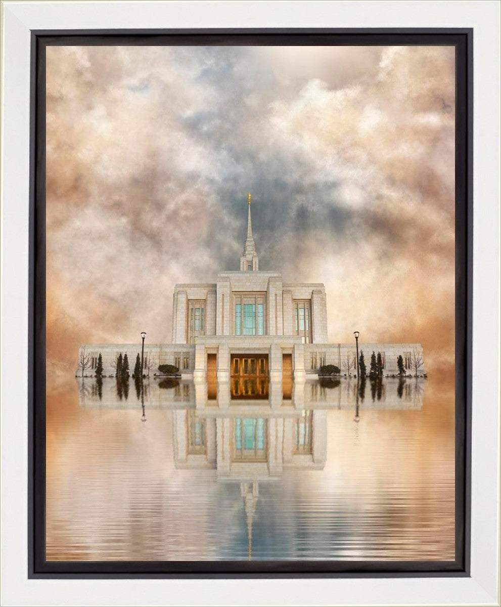 Millennial Reflection Ogden Temple Gallery Wrap