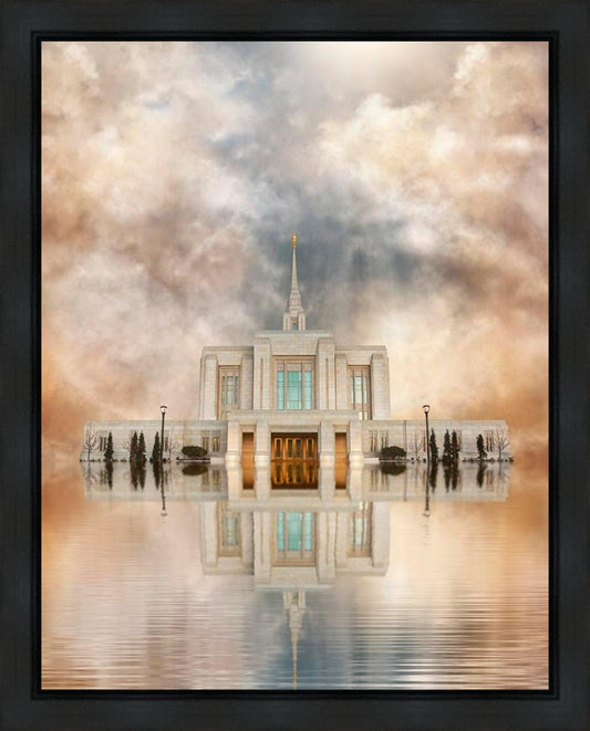 Millennial Reflection Ogden Temple Gallery Wrap