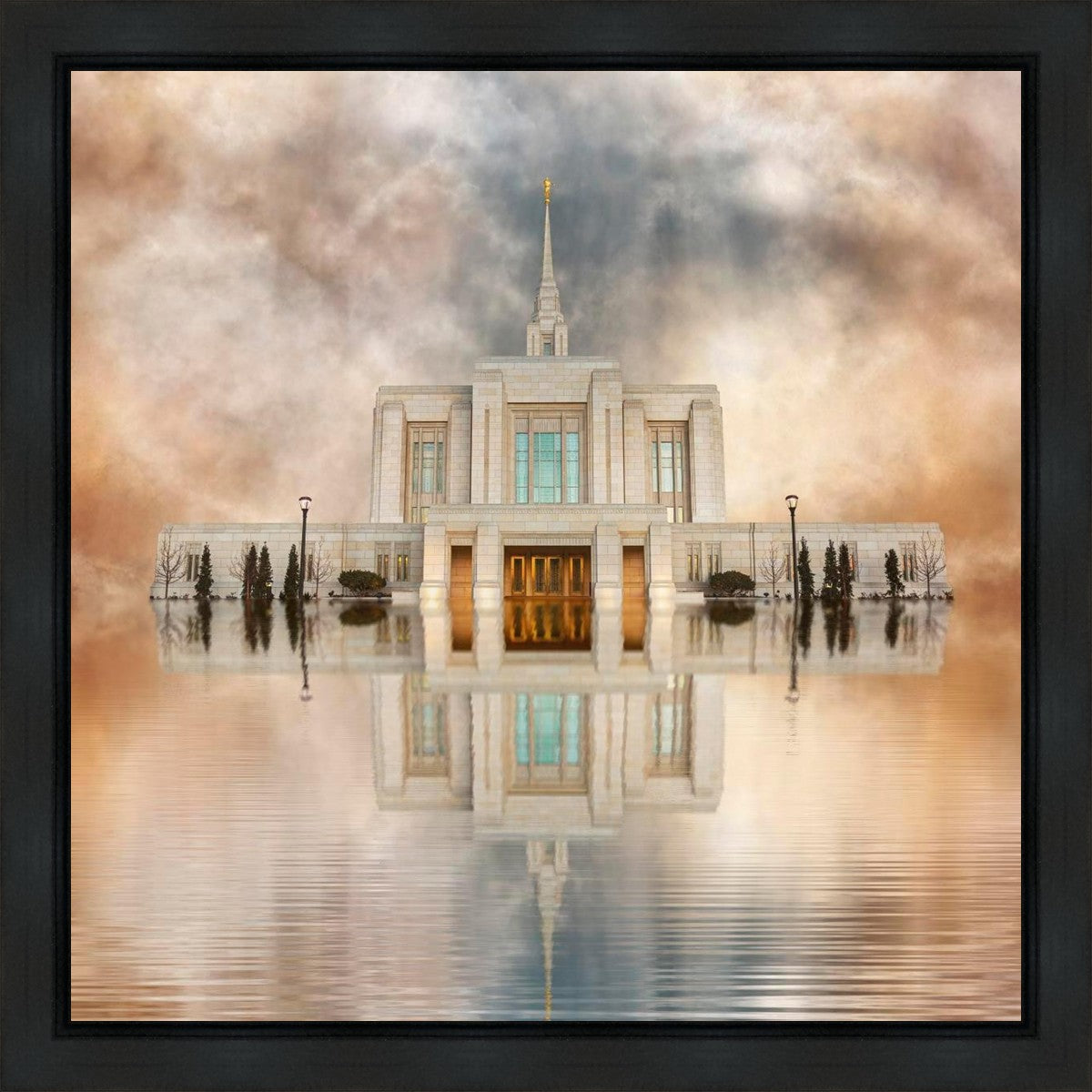 Millennial Reflection Ogden Temple Gallery Wrap